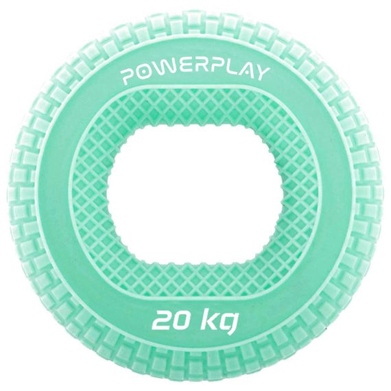 Эспандер кистевой силиконовый Паверплей PP-4333 Hand Grip Medium 20 кг. Зеленый