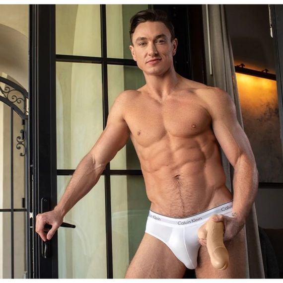 Фалоімітатор реалістичний Fleshjack Boys Cade Maddox Silicone Dildo (RP), тілесний, 22.8 х 5.5 см Sex Aura | Зображення 4
