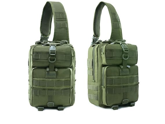 Сумка тактична через плече Smartex 3P Tactical 15 ST-089 army green | Зображення 2