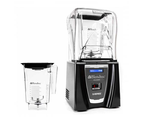 Блендер BlendTec Connoisseur 825  (2-е чаши Four Side)  – встраиваемый бесшумный блендер с кожухом | Зображення 1