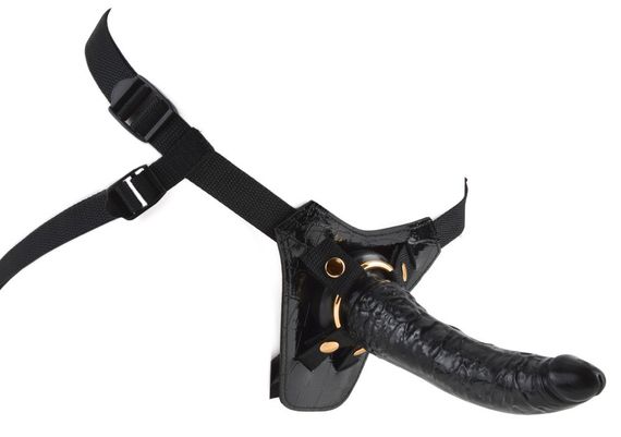 Страпон Pipedream Fetish Fantasy Gold на трусиках, черный sexstyle | Зображення 8