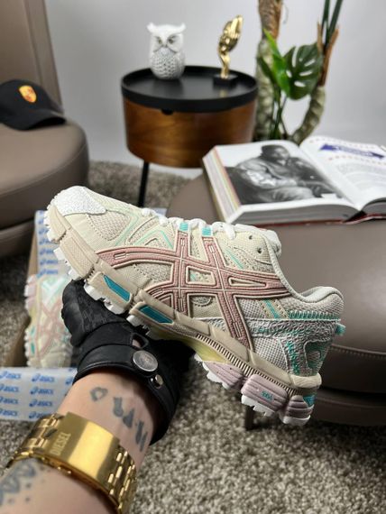 Женские кроссовки ASICS Gel-Kahana 8 S Beige Pink Mint топ B3588 | Зображення 8