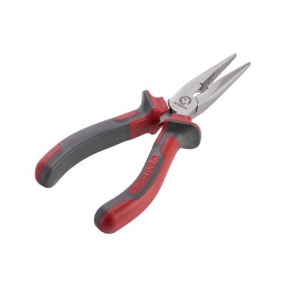 Довгогубці прямі 160 мм, С55 INTERTOOL HT-0127 | Зображення 1