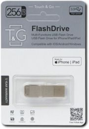 USB OTG флеш-накопичувач 2.1/3.0 Lightning 256GB Metal XYZ 008 (23435-01_1035) | Зображення 1