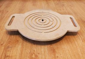 Балансировочная доска балансир MasterWood балансборд Бильгоу Лабиринт