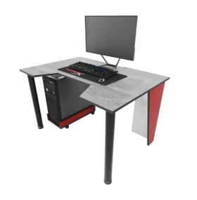 Стол геймерский ZEUS GAMER-1 бетонкрасный