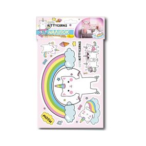 Набір декоративних наліпок А3 "Kittycorns" НДН-02-4