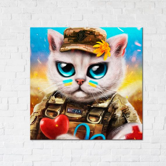 Котик лікар ©Маріанна Пащук