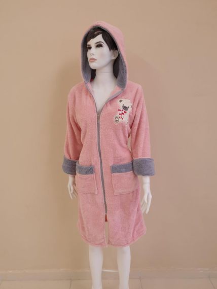 Халат Zeron 127994 Туреччина С  Велсофт Пудровий