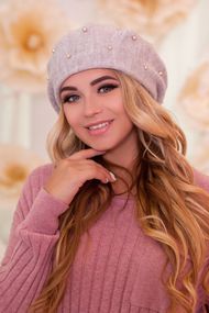Берет «Флорида» светлый кофе