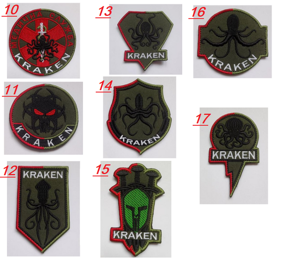Шеврон КРАКЕН (9шт) | Зображення 3