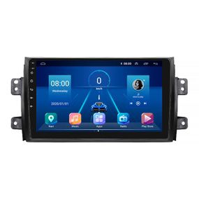 Штатная магнитола Lesko для Fiat Sedici 2005-2014 экран 9" 6/128Gb 4G Wi-Fi GPS Top Фиат