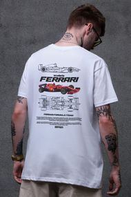 Оверсайз Футболка Without З Принтом Ferrari White