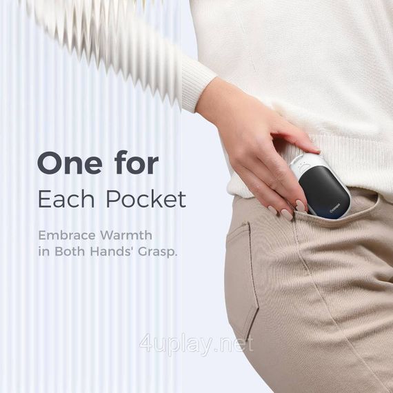 Магнітні електричні грілки для рук 2-в-1 5000 mAh Ocoopa Heater UT3 Lite | Зображення 7