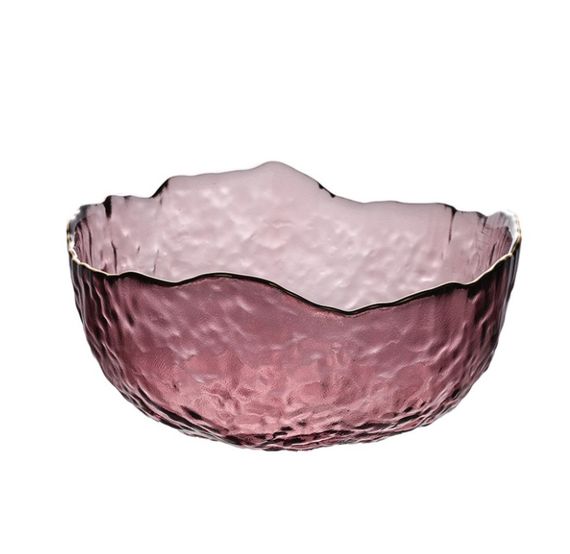 Салатник Glass 18452 13 см рожевий | Зображення 1