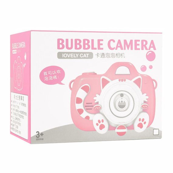 Фотокамера-генератор мильних бульбашок 1001 Kitty Children's camera Pink | Зображення 4