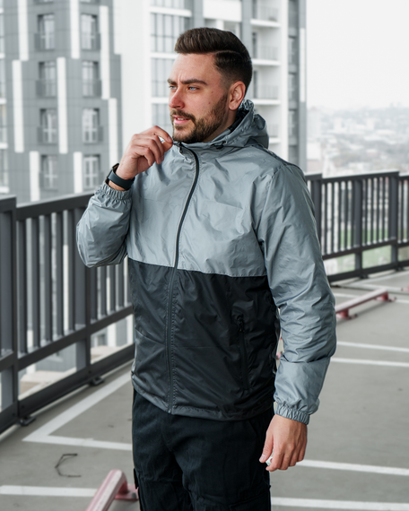 Ветровка Фэнтези серо-черный S XL | Зображення 7