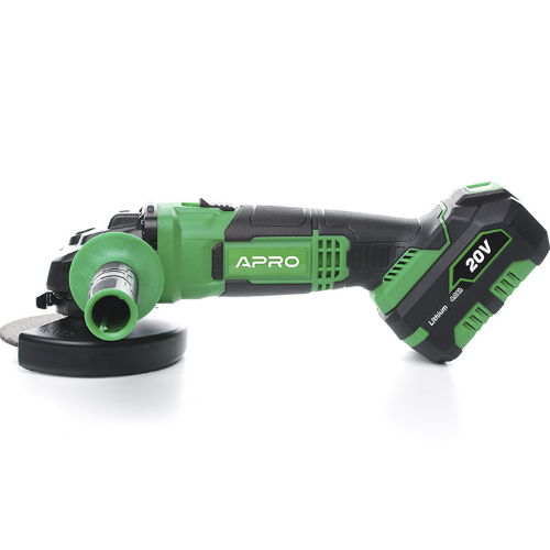 Шліфмашина кутова акумуляторна щіткова d125мм + кейс 20AG APRO 895100 | Зображення 1