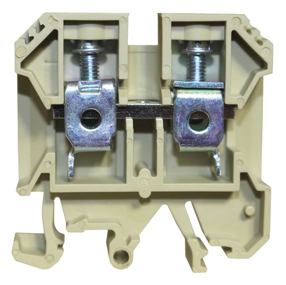 Клема КНГ-SAK-16EN 101А 4-16мм2 гвинтова бежевий набірна на DIN-рейку без маркера без кришки Ny95505487