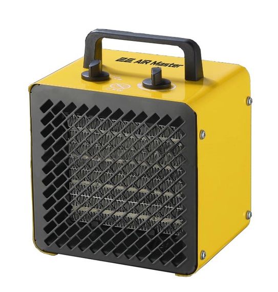 Теплова гармата 2E електрична 2,0 кВт, площа обігріву 20 кв.м., жовтий (2E-AHC2000S)