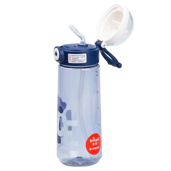 Пляшка для води 620 мл з трубочкою Синя HP17300BL | Зображення 1