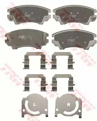 Колодки гальмівні дискові OPEL/SAAB Astra/Insignia/Zafira/9-5 F 17 08, TRW (GDB1783) | Зображення 1
