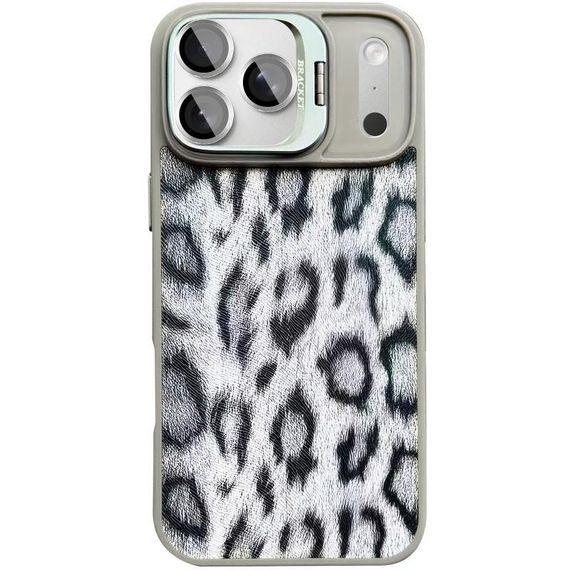Чохол TPU+PC Wild Leopard with MagSafe and Lens для Apple iPhone 17 Pro (6.3") Grey | Зображення 4