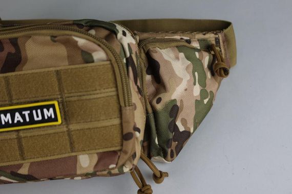 Сумка тактична на пояс ULTIMATUM  RT-258 , Чоловіча тактична сумка бананка з системою Molle Мультикам | Зображення 4