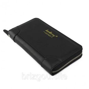 Гаманець шкіряний чоловічий Baellerry leather black. CT-721 Колір чорний