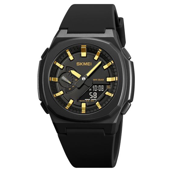 Чоловічий годинник Skmei 2091BKGDBK Black-Gold-Black