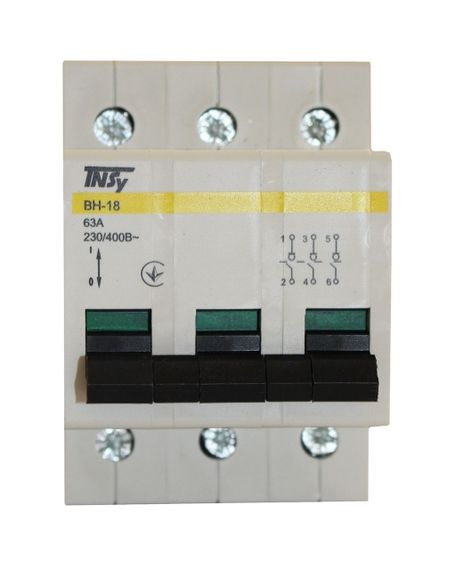Выключатель нагрузки ВН-18 3р 63А "1-0" Ny95506449 | Зображення 3