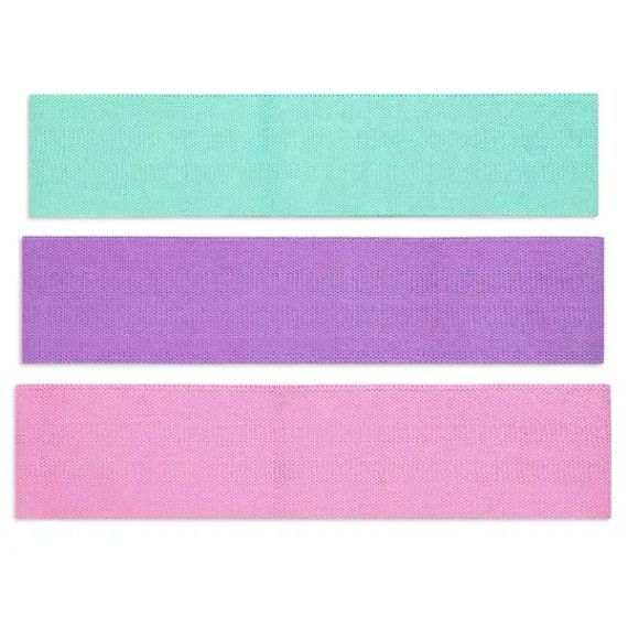 Набор тканевых фитнес резинок Luting Hip Resistance Bands 3 штуки | Зображення 1