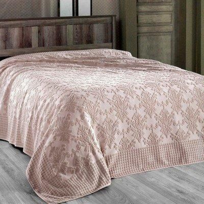 Простынь махровая евро Arya Sitare AR-TR1003902-pink 200х220 см розовая
