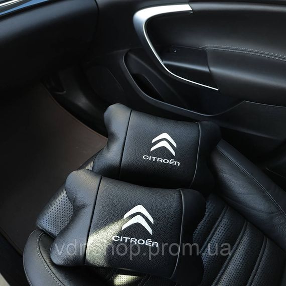 Подушка для підтримки голови Citroën, Подушка підголівник в подарунок, Подарунок водієві QK-39 | Зображення 3