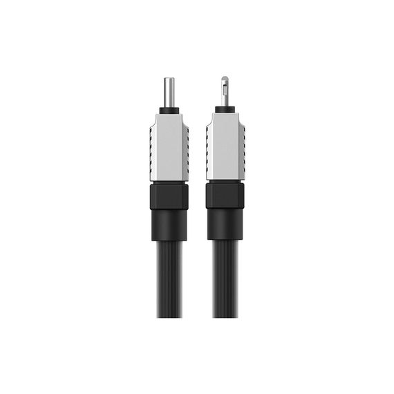 Дата кабель USB-C to Lightning 2.0m CoolPlay Fast Charging 20W black Baseus (CAKW000101) | Зображення 2