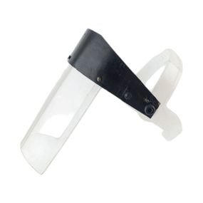 Защитный щиток НБТ с линзой 17.5 см, 3 мм, белое крепление, прозрачная маска