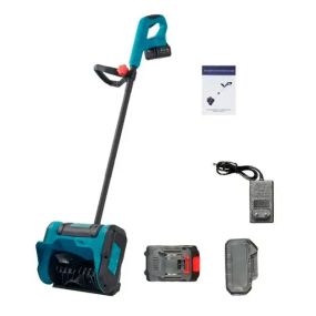 Снігоприбирач акумуляторний на 2 АКБ складаний Krafftec 36V 6Ah