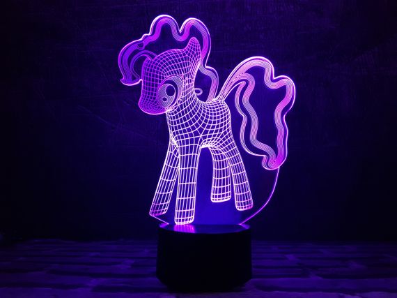 Змінна пластина для 3D ламп "My Little Pony" 3DTOYSLAMP