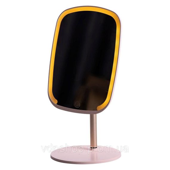 Настільне дзеркало з підсвічуванням 23х18 см для макіяжу на ніжці Рожеве HP-10-6AP | Зображення 4