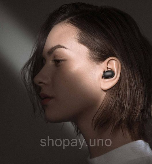 Бездротові Bluetooth навушники Xiaomi Redmi AirDots s 2 Headset бездротові Чорні | Зображення 2