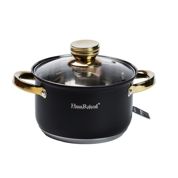 Набор кастрюль из нержавеющей стали 4 штуки 6,1/3,9/2,8/2,1 л HP33523 | Зображення 1