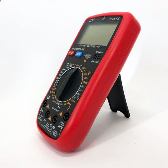 Мультиметр тестер вольтметр Digital UT61A / Тестер для електрика / Тестер для YI-316 вимірювання напруги | Зображення 1
