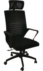 Кресло офисное GT Racer B-114H Black