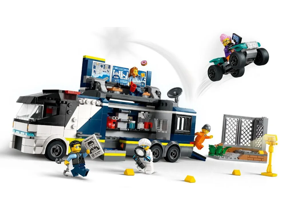 Конструктор LEGO City Передвижная полицейская криминалистическая лаборатория 60418 | Зображення 6
