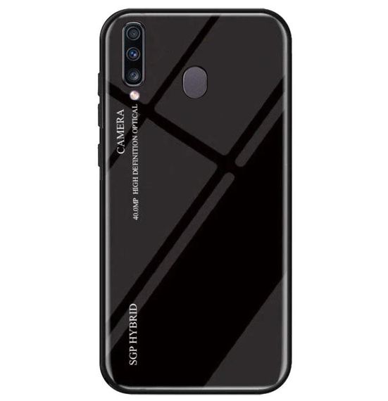 Чохол-бампер Primolux Gradient Glass для Samsung Galaxy M30 2019 (SM-M305) - Black | Зображення 1