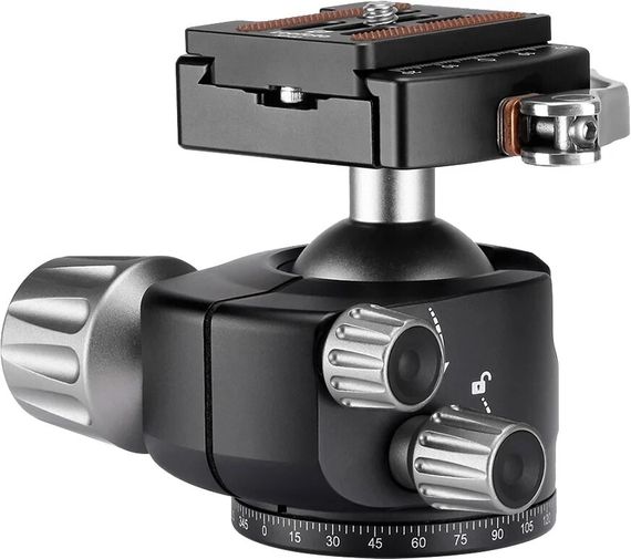 Головка штативна Leofoto LH-40LR+NP-50 шарова с затискачем ARCA. Шар: 40 мм | Зображення 6