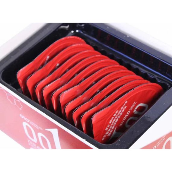 Презервативи Olo 0.01 RED 10 шт збуджуючі з гіалуроновою кислотою sexstyle | Зображення 4