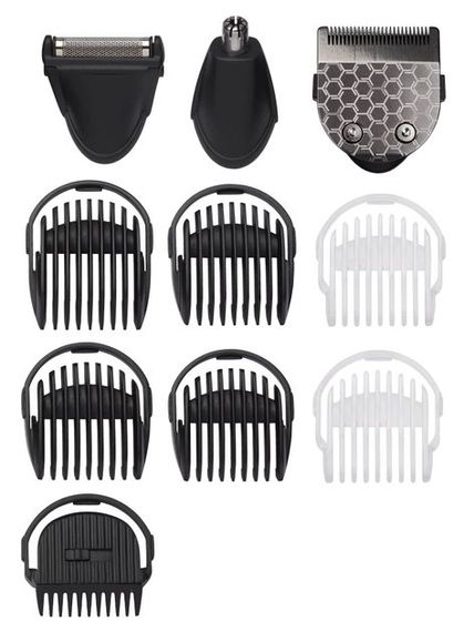 Набір для стрижки волосся BaByliss, 10 в 1, 10 насадок, cірий (MT727E) | Зображення 8