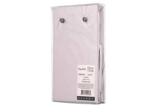 Наволочка Ardesto Mix&Match, 50х70см, 100% бавовна, сатин, айворі (ART5070PCC) | Зображення 1