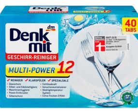 Таблетки для посудомийної машини Denkmit Geschirr-Reiniger Milti-Power 4066447413762 40 шт